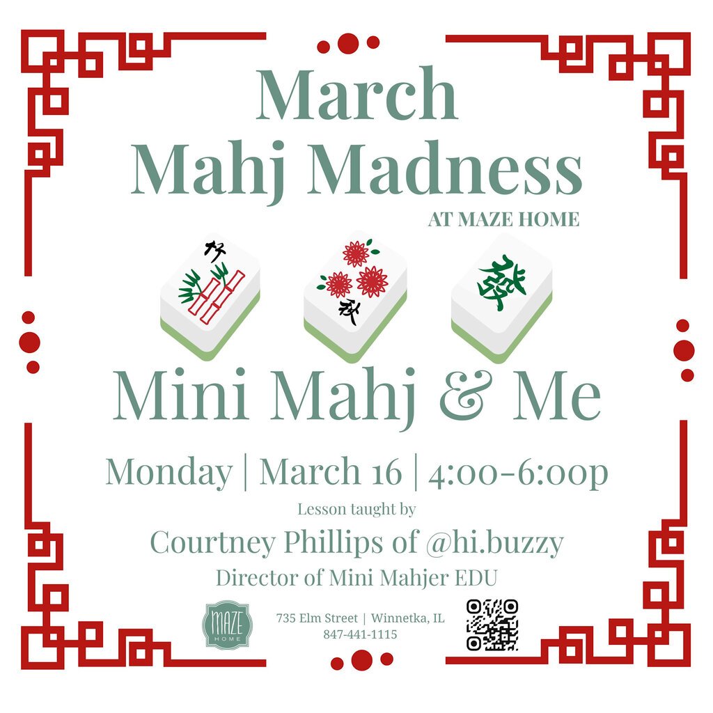 MAHJ MADNESS - 3/16/26 - Mini Mahj & Me (2 people included)