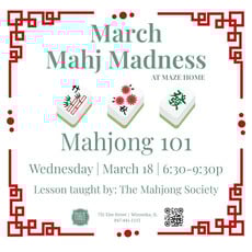 MAHJ MADNESS - 3/18/26 - Mahjong 101 (without card)