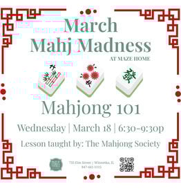 MAHJ MADNESS - 3/18/26 - Mahjong 101 (without card)