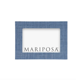 Frame - Faux Grasscloth -  Heather Blue - 5x7"