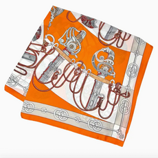 Scarf - Equestrian Style - Orange