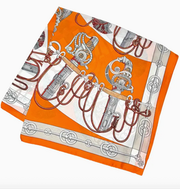 Scarf - Equestrian Style - Orange