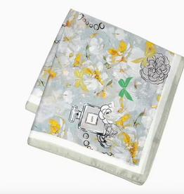 Scarf - Perfume - Grey/Yellow