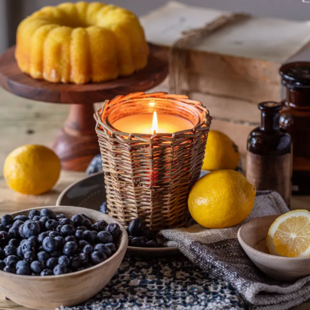 Candle - French Willow - Soy/Vegetable - 5x5x5" -