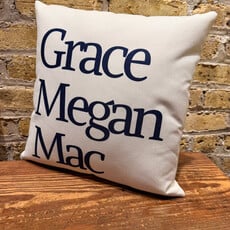 Personalized FULL COLOR Linen Pillow Case (with insert)