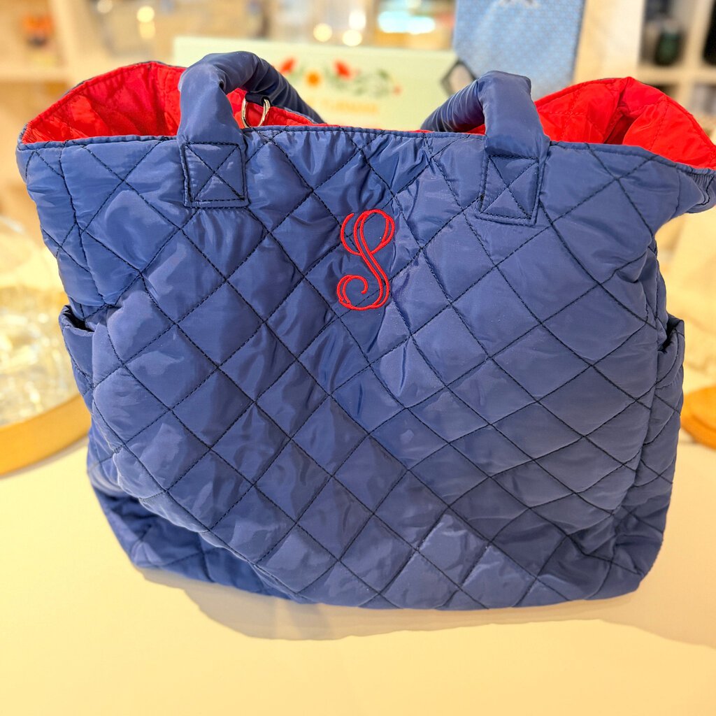 Tote - Reversible Nylon - Quilted -
