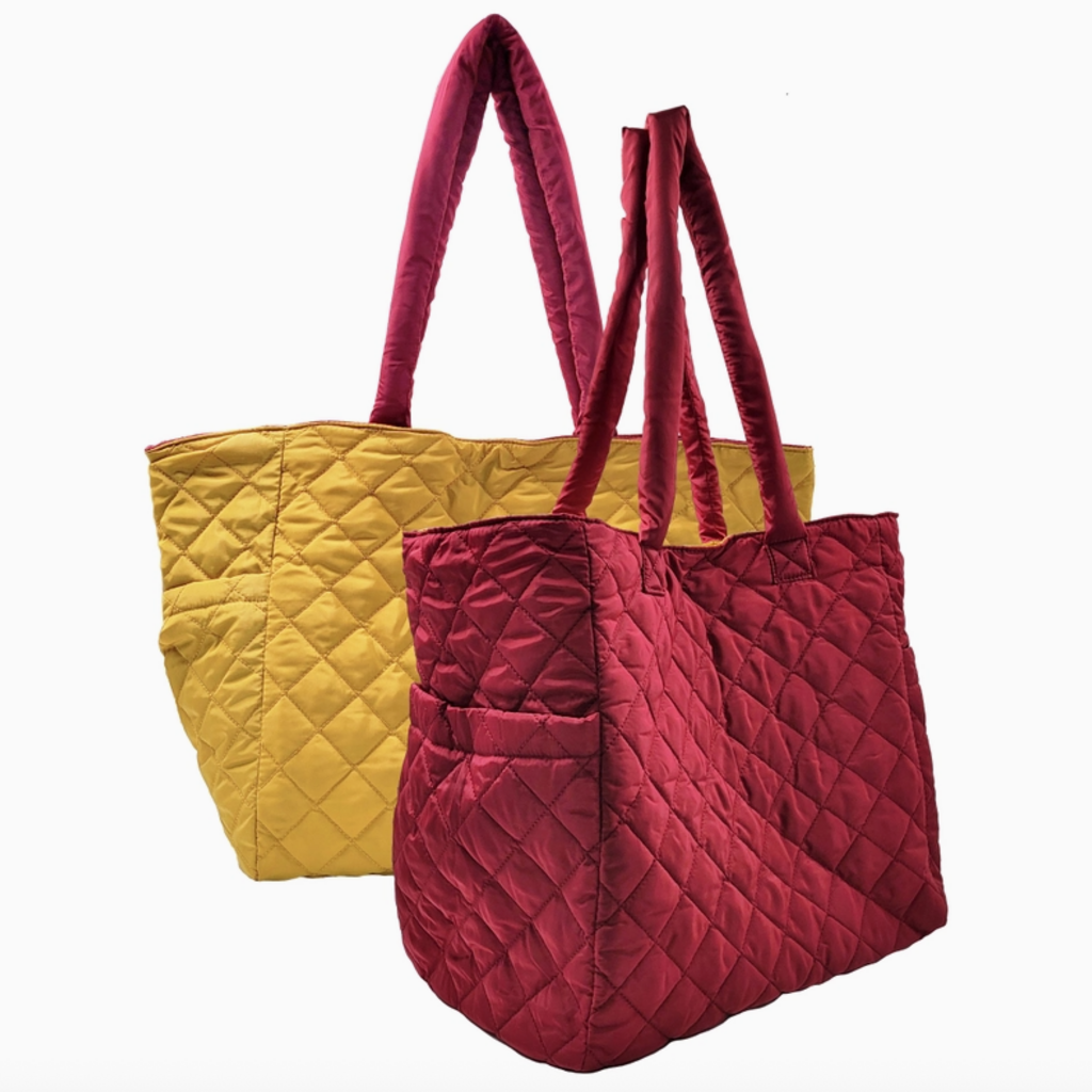 Tote - Reversible Nylon - Quilted -