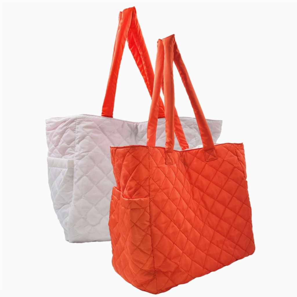 Tote - Reversible Nylon - Quilted -