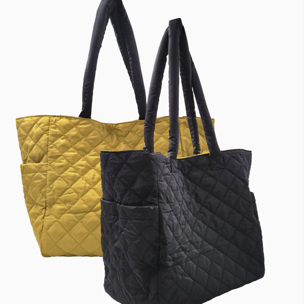 Tote - Reversible Nylon - Quilted -
