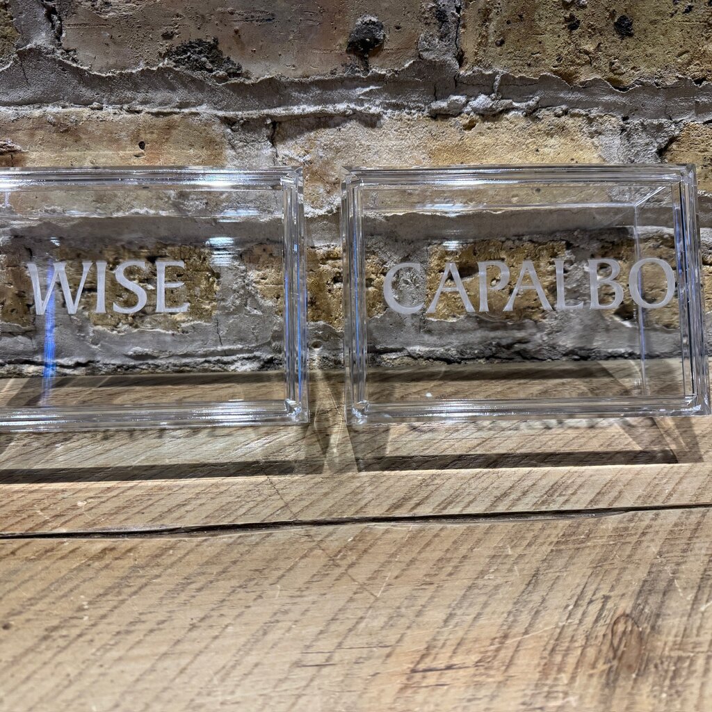 Personalized Jewelry Box - Acrylic/Top - Lg - 4x6″