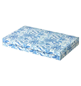 Backgammon Set - Lacquer - Palm Beach - Blue