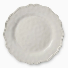 Dinnerware - Isabella - Melamine - Cream - Scalloped - S/4 -
