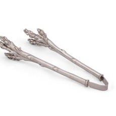 MH Tongs - Pewter - Asparagus Pattern