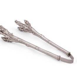 MH Tongs - Pewter - Asparagus Pattern