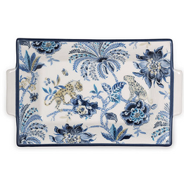 Tray - Braganza - Blue - 1.5"H x 11"W x 7"D