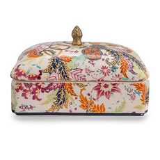 Box - Tobacco Leaf - 5"H x 8"W x 5"D