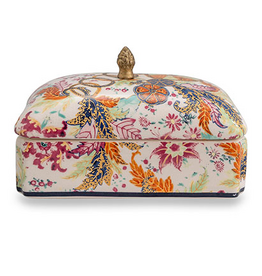 Box - Tobacco Leaf - 5"H x 8"W x 5"D