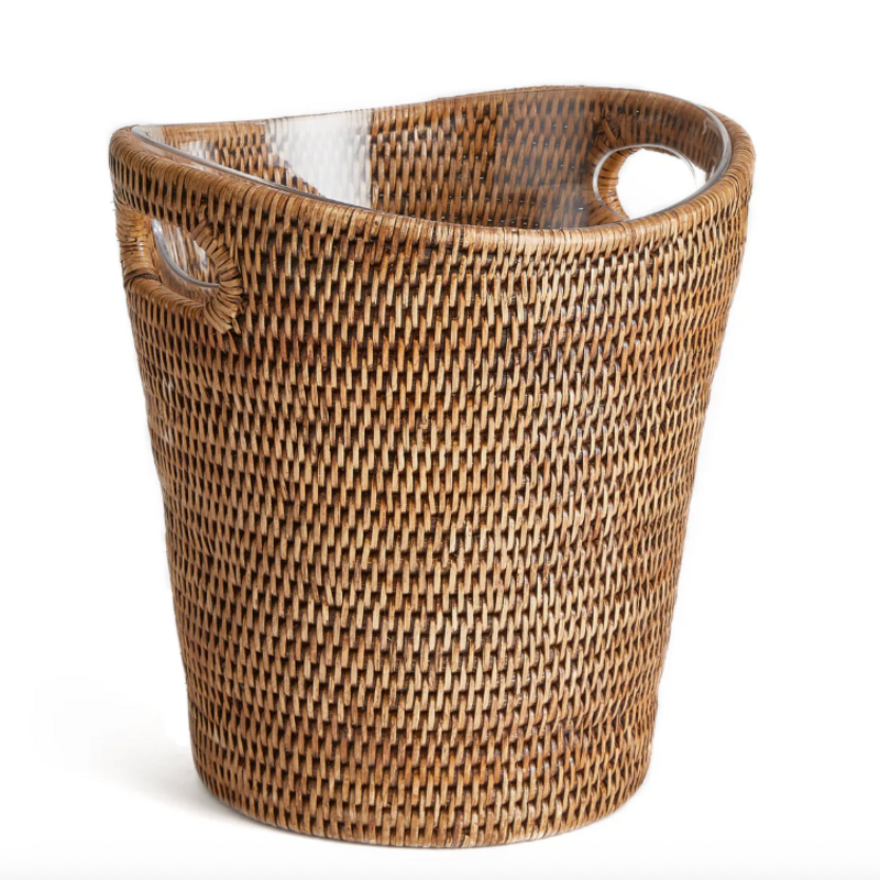 MH Beverage Tub - Burma Rattan - Brown -Small - 9.75 x 9.5 x 10"