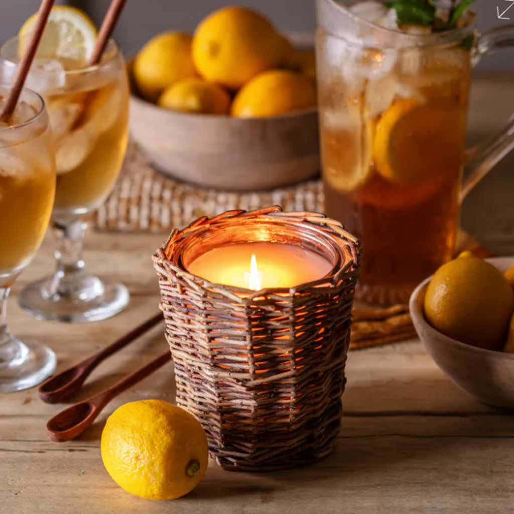 Candle - French Willow - Soy/Vegetable - 5x5x5" -