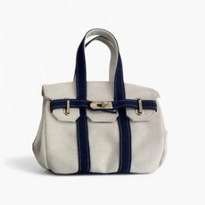 Bag - Luxey - Mini - Canvas w/Trim - Gold Buckle -