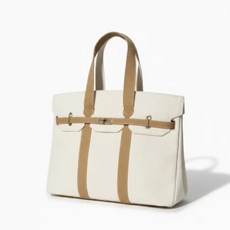 Bag - Luxe - Canvas w/Trim - Gold Buckle -