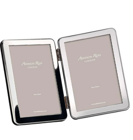 Frame - Silver Plated - Curved - Double -