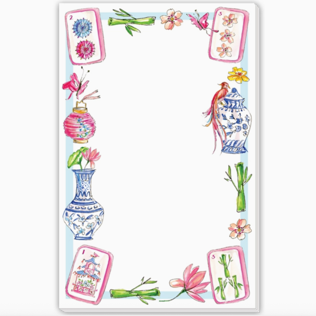 Notepad - Large - Mahjong Icons Border