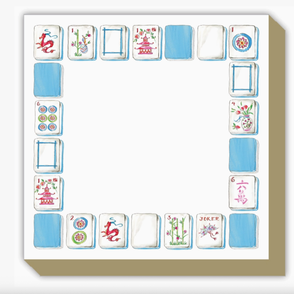MH Luxe Notepad -  Mahjong Tiles