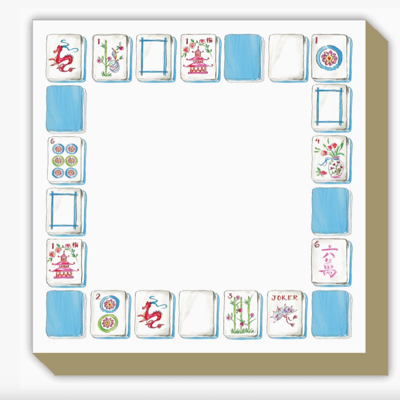 MH Luxe Notepad -  Mahjong Tiles