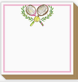 MH Luxe Notepad -  Pink Tennis Rackets
