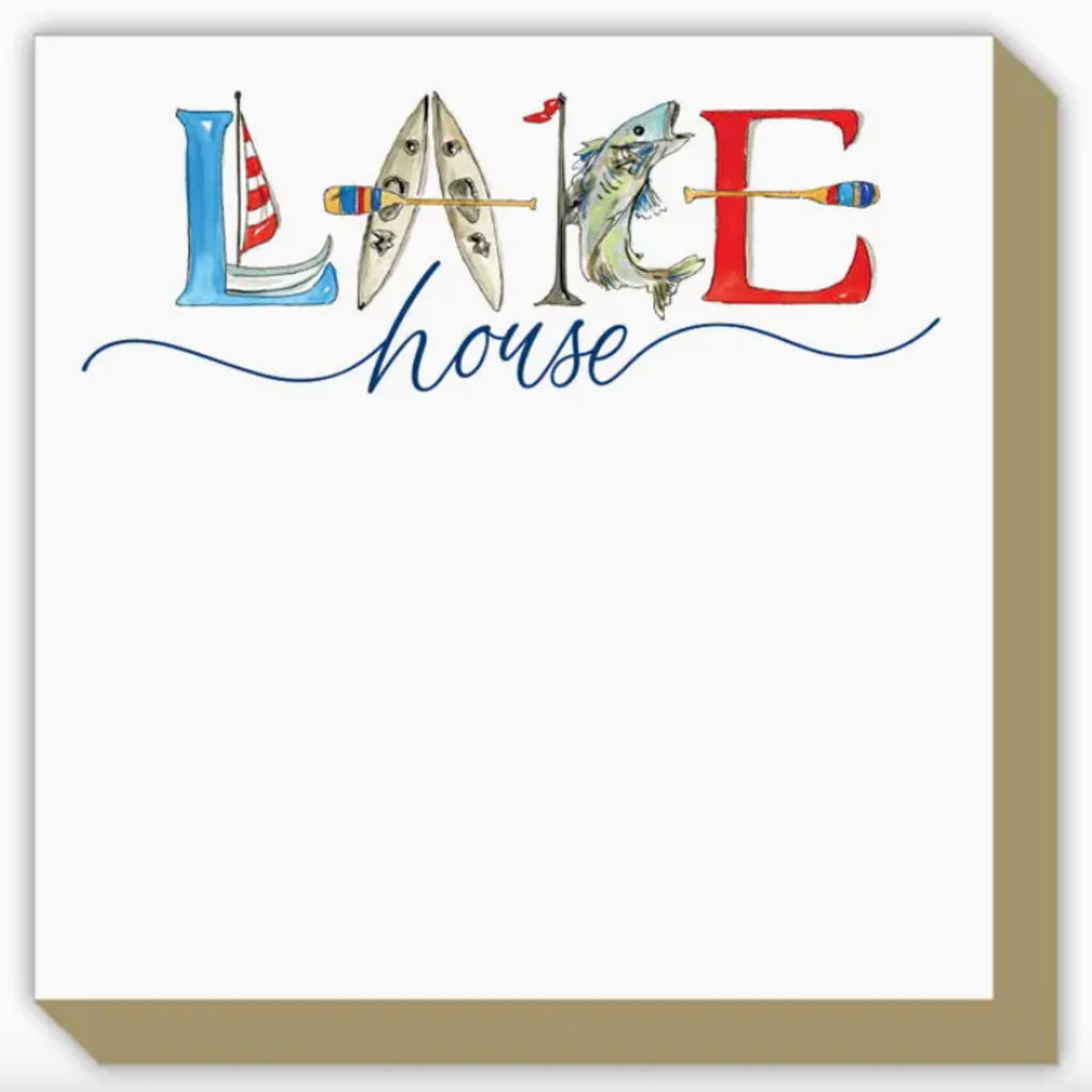 MH Mini Luxe Notepad -  Lake House Icons