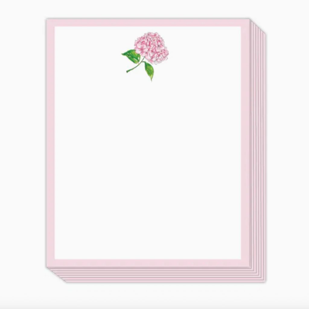 Stack Pad -  Single Pink Hydrangea