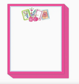 MH Tall Stack Pad - Notepad -  Mahjong Tiles - Pink