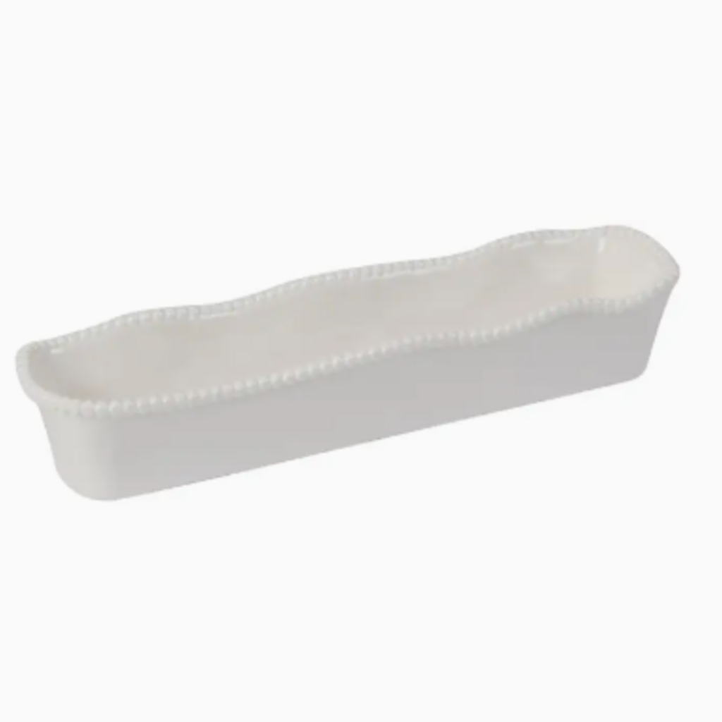Serveware - Cracker Tray - Perlette White - Melamine - 12.87x3.5"