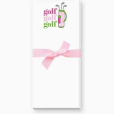 Notepad - Skinnie - 3.5x8.5" -  Golf Pad Preppy