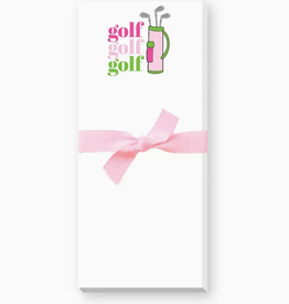 Notepad - Skinnie - 3.5x8.5" -  Golf Pad Preppy