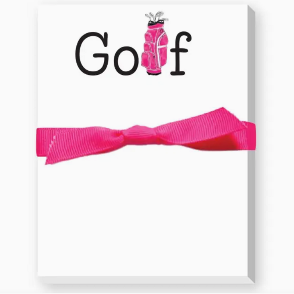 MH Notepad - Mini -  Go"l"f - Pink
