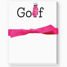 MH Notepad - Mini -  Go"l"f - Pink