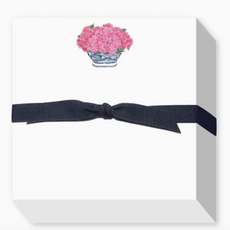 Notepad - Chubbie -  Pink Flowers in Tureen