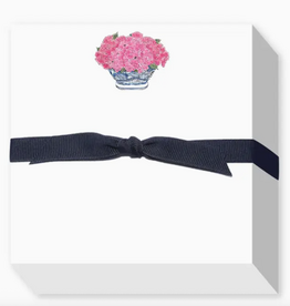Notepad - Chubbie -  Pink Flowers in Tureen