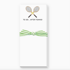 Notepad - Skinnie - 3.5x8.5" -  To Do After Tennis