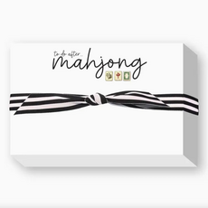 Notepad - Big and Bold -  To Do After Mahjong - Tiles/Black Script
