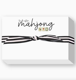 Notepad - Big and Bold -  To Do After Mahjong - Tiles/Black Script