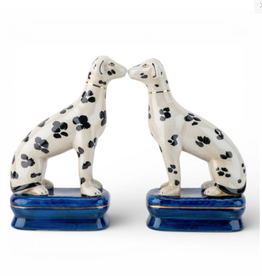 Decor - Whippet Dogs - Black Dots - 8" H - S/2