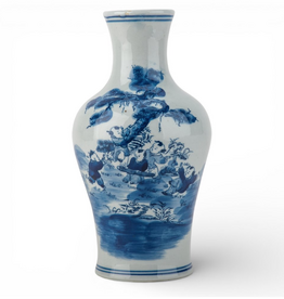 Vase - Admiral - Blue/White - Children - 4.75x8.75"