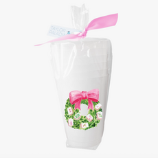 Frosted Cups - Mahjong Wreath - 16 oz - S/6