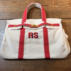 Bag - Canvas w/Trim - Gold Buckle -