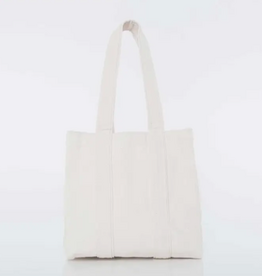 Wine Tote - Canvas -  4 Bottle - Natural