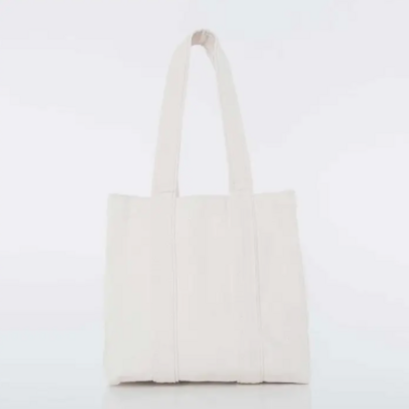 Wine Tote - Canvas -  4 Bottle - Natural
