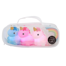 Bath Toys - Unicorn - Light Up - S/4